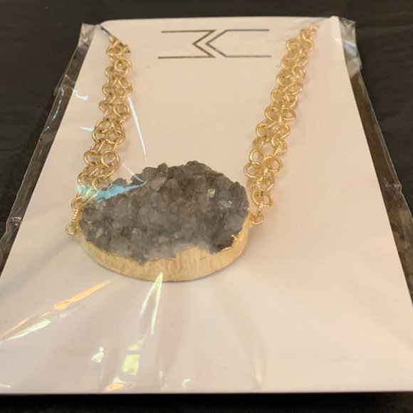 NEW Marrin Costello Amethyst Druzy Pendant on 18" Chain - one-of-a-kind! - Picture 5 of 6